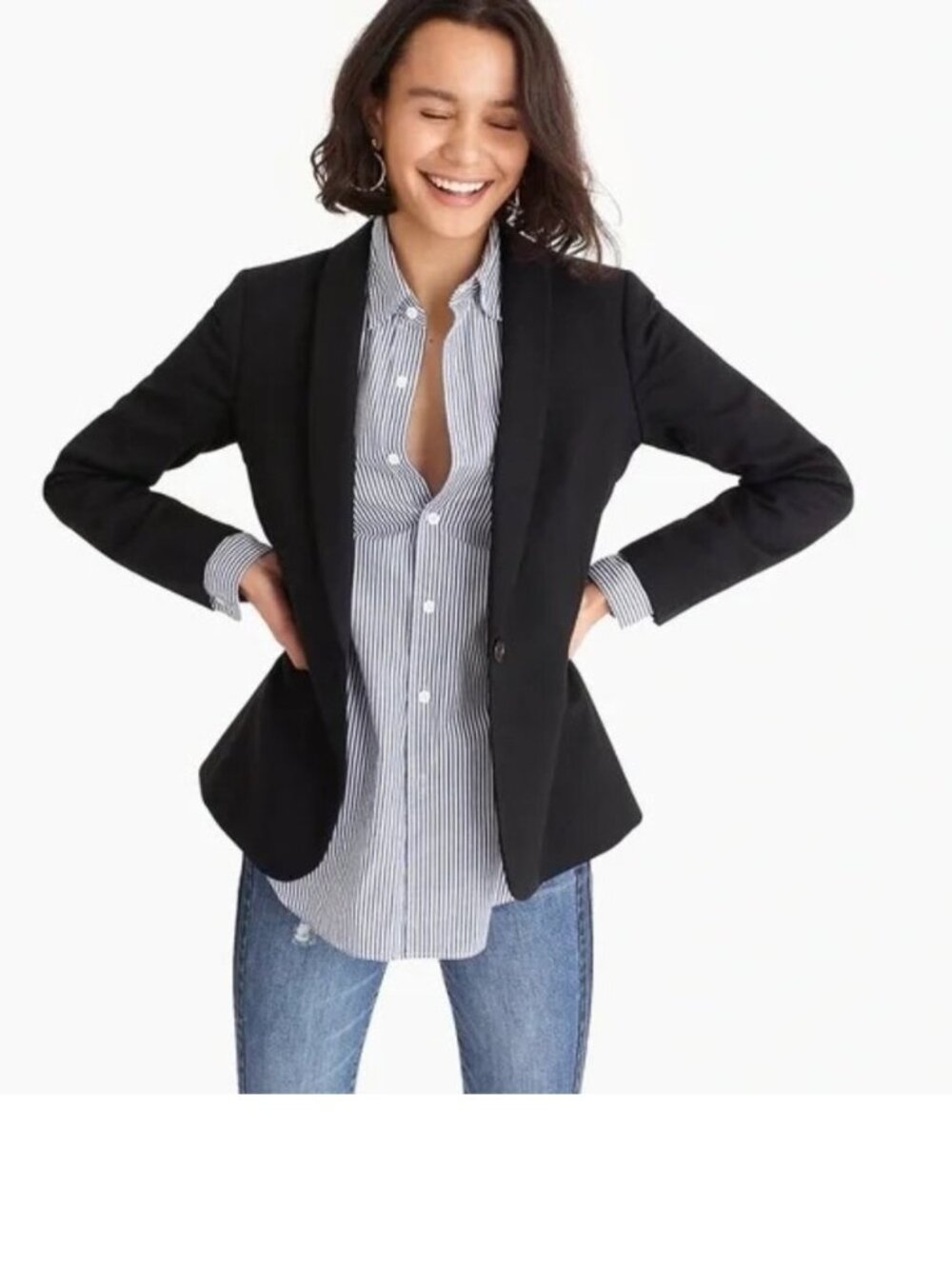 J.Crew Parke Blazer Wool Black